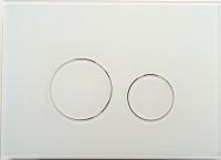 KK-POL 350/PPB/124-00-00 M11 Стеклянная панель смыва для инсталляции, цвет белый матовый