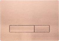 KK-POL 350/PSM/009-00-00 METAL SLIM Металлическая панель смыва для инсталляции, цвет медь