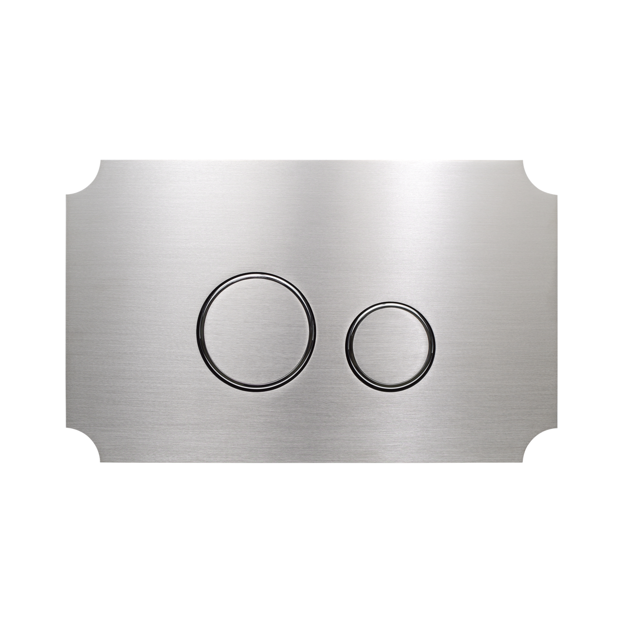 KK-POL 350/AFV/071-00-00 AQUAFIORI VINTAGE Металлическая панель смыва для инсталляции, цвет нержавеющая сталь