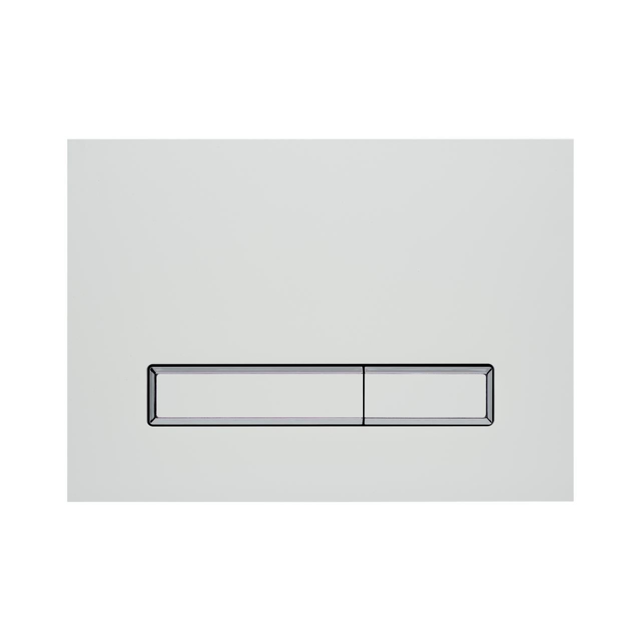 KK-POL 350/AFD/026-10-00 AQUAFIORI DIAMOND Металлическая панель смыва для инсталляции, цвет белый матовый/хром, AF