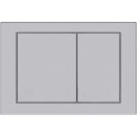 KK-POL 350/PPS/058-00-00 M05 Пластиковая панель смыва для инсталляции, цвет хром сатин