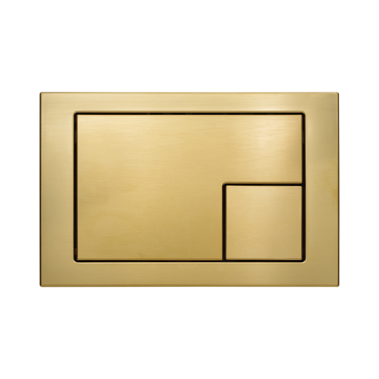 KK-POL SPP/374/BG/K M10 Пластиковая панель смыва для инсталляции, цвет золото брашированное