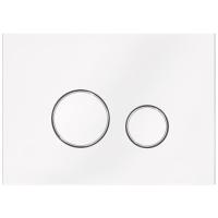 KK-POL 350/PPB/181-00-00(SPP/164/0/K) Vitrum Grande V1 Orbis Стеклянная панель смыва для инсталляции, цвет белый матовый