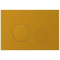 KK-POL 350/PPZ/038-00-00(SPP/038/0/K) M11 Пластиковая панель смыва для инсталляции, цвет темное золото матовый