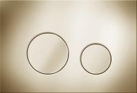 KK-POL SPP/038/BG/K M11 Пластиковая панель смыва для инсталляции, цвет золото брашированное