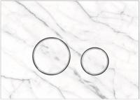 KK-POL 350/PPK/423-00-03 Vitrum Grande V1 Orbis Кварцевая панель смыва для инсталляции, цвет Statuarietto