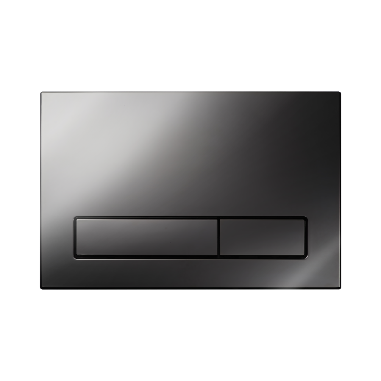 KK-POL 350/PPL/012-00-00 M16 Пластиковая панель смыва для инсталляции, цвет графит глянец