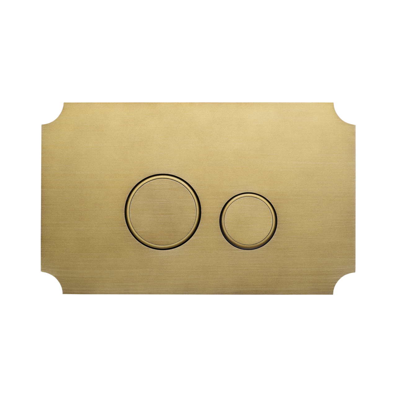 KK-POL 350/AFV/072-00-00 AQUAFIORI VINTAGE Металлическая панель смыва для инсталляции, цвет бронза