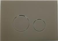 KK-POL 350/PPX/003-00-00 M11 Стеклянная панель смыва для инсталляции, цвет кофе матовый