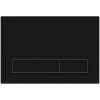 KK-POL 350/PPC/100-00-00 M16 Пластиковая панель смыва для инсталляции, цвет черный матовый