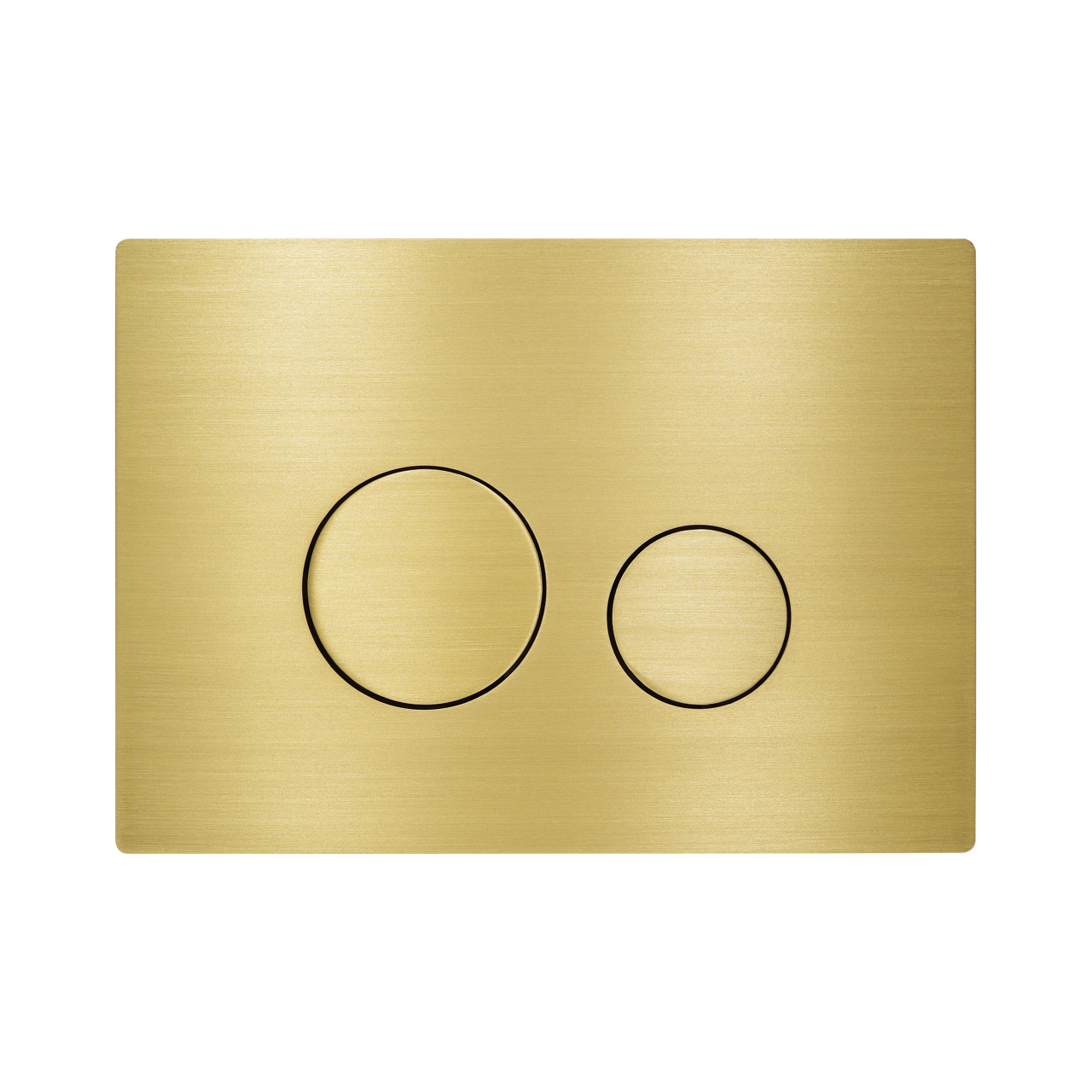 KK-POL 350/ASO/053-00-01 AQUAFIORI SFERA OMNES Металлическая панель смыва для инсталляции, цвет золото матовое, AF