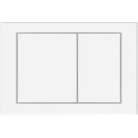 KK-POL 350/PPB/055-00-00 M05 Пластиковая панель смыва для инсталляции, цвет белый глянец