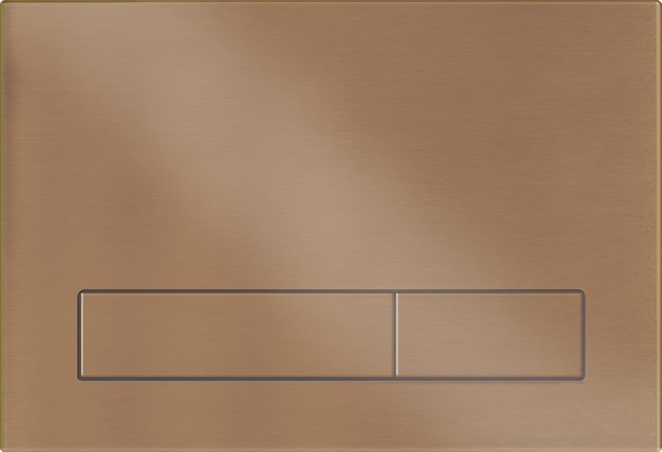 KK-POL 350/PPL/025-00-00 M16 Пластиковая панель смыва для инсталляции, цвет медь матовая