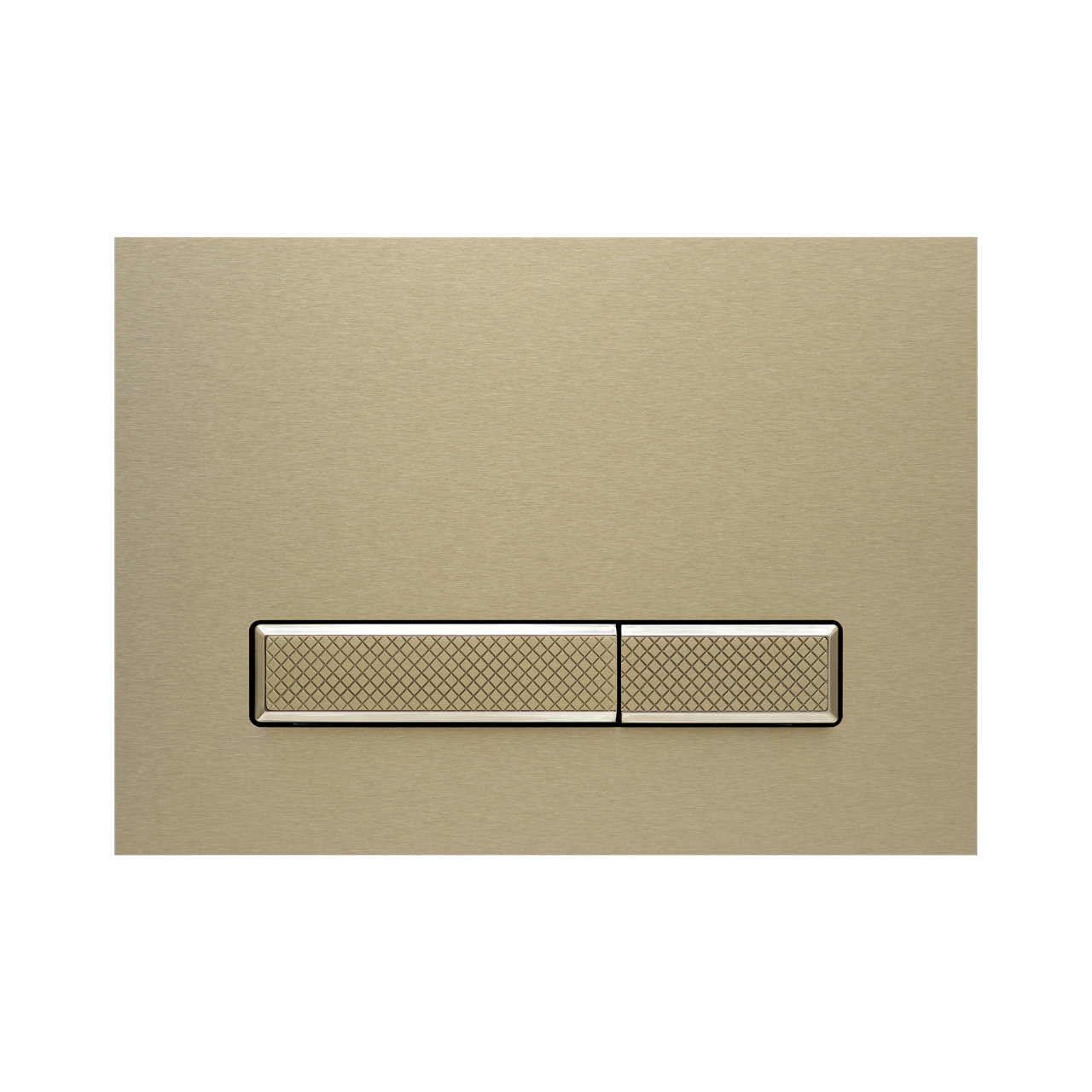 KK-POL 350/AFD/041-00-00 AQUAFIORI DIAMOND X Металлическая панель смыва для инсталляции, PVD, цвет шампань, AF