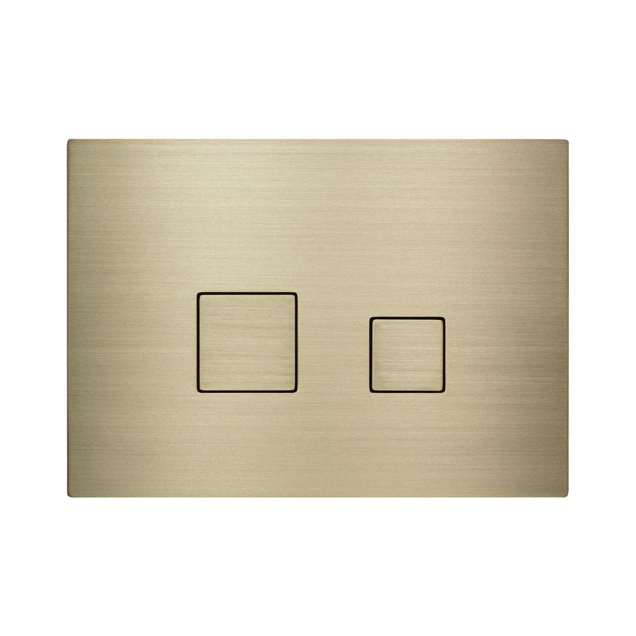 KK-POL 350/AFC/024-00-01 AQUAFIORI CUBUS Металлическая панель смыва для инсталляции, PVD, цвет шампань, AF