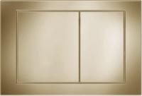 KK-POL 350/PBG/017-00-00 M05 Пластиковая панель смыва для инсталляции, цвет золото брашированное