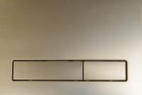 KK-POL 350/PBG/016-00-00 M16 Пластиковая панель смыва для инсталляции, цвет золото брашированное