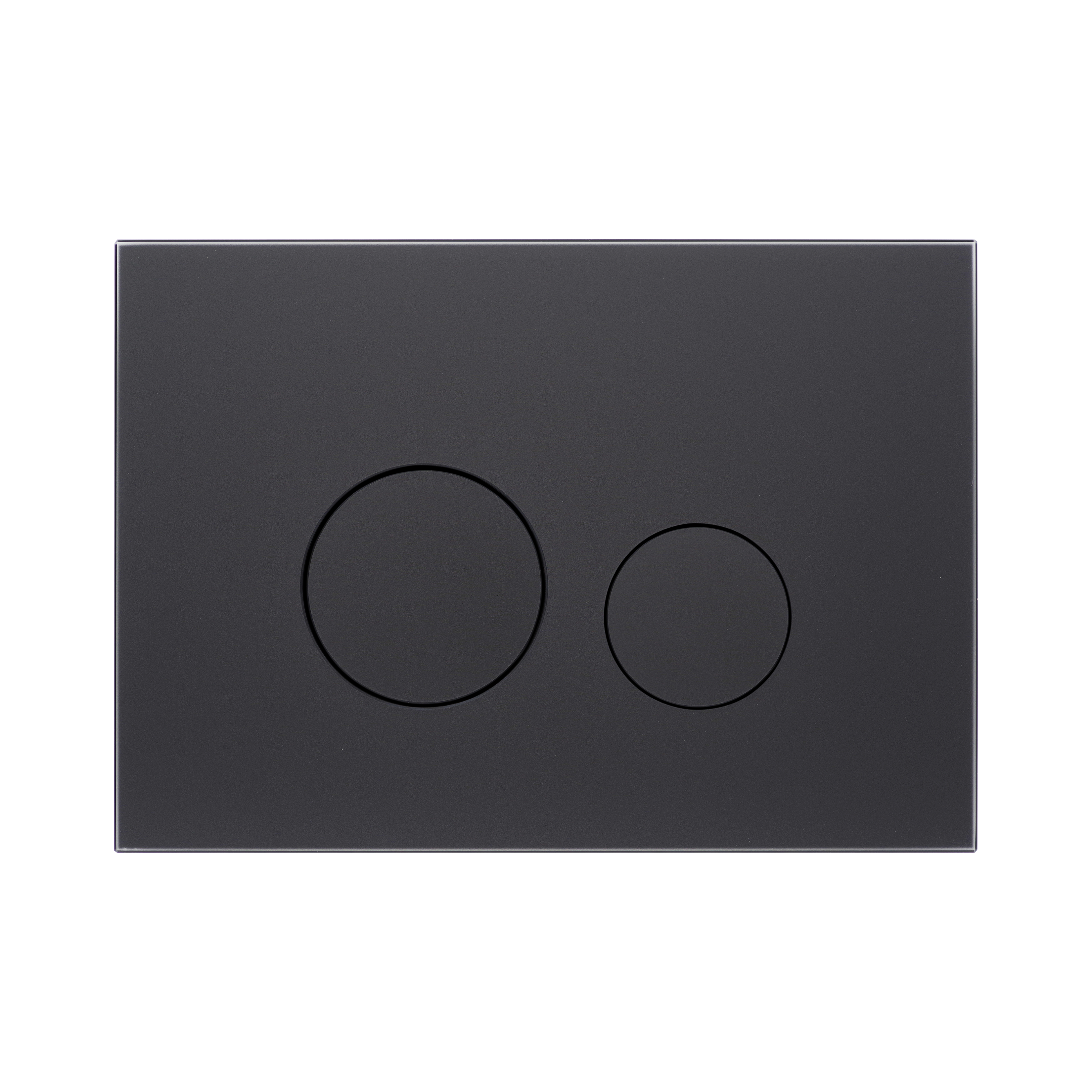 KK-POL 350/PPC/144-00-00 M11 Стеклянная панель смыва для инсталляции, цвет черный матовый