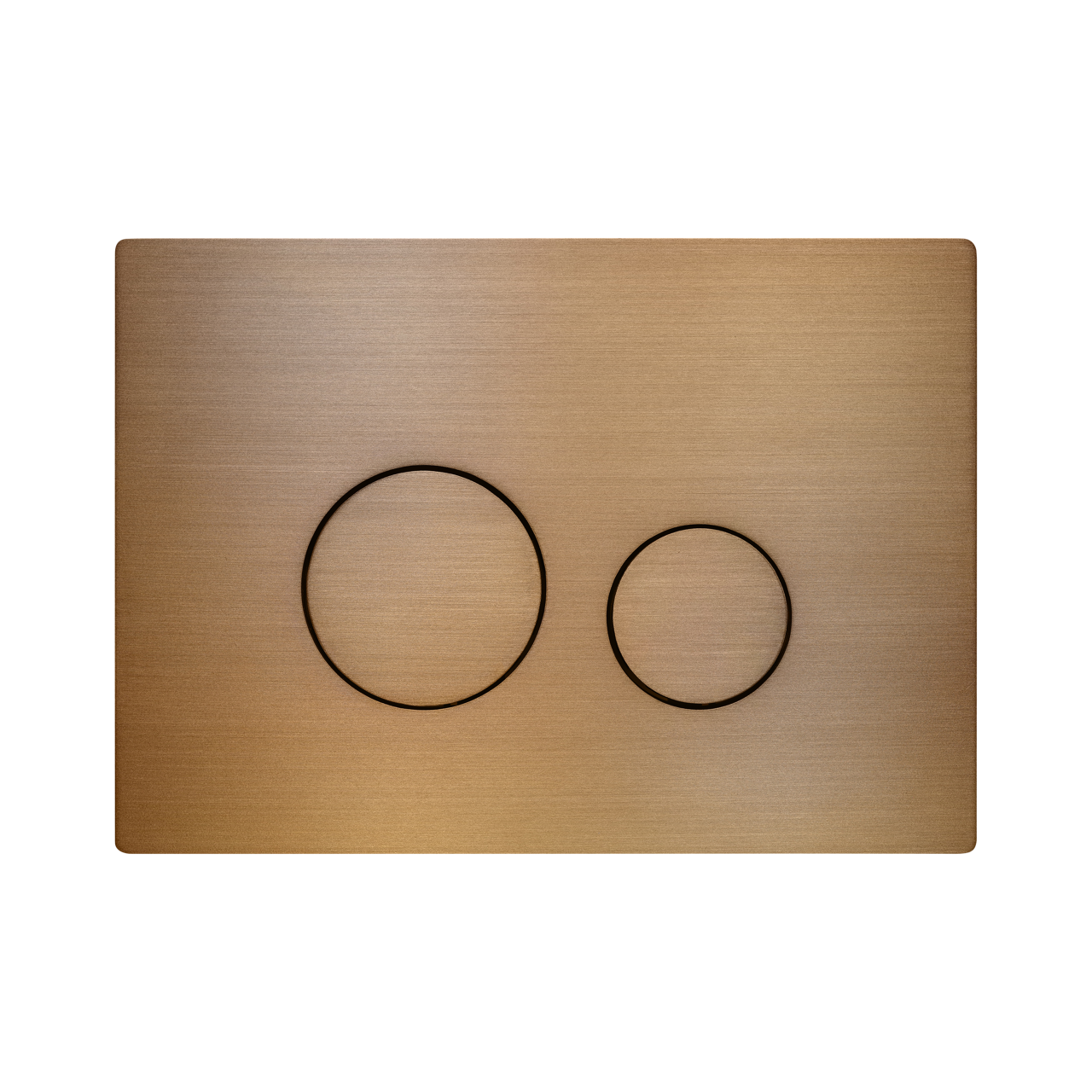 KK-POL 350/ASO/059-00-01 AQUAFIORI SFERA OMNES Металлическая панель смыва для инсталляции, PVD, цвет медь, AF