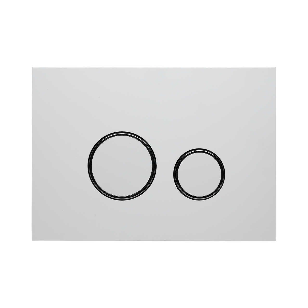 KK-POL 350/AFS/057-10-00 AQUAFIORI SFERA Металлическая панель смыва для инсталляции, цвет белый матовый