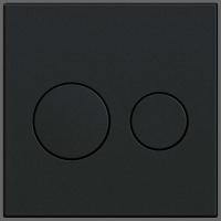 KK-POL 350/PPC/072-00-00 UNI Пластиковая панель смыва для инсталляции, цвет черный матовый