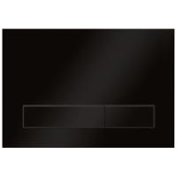 KK-POL 350/PPC/114-00-00 M08 Пластиковая панель смыва для инсталляции, цвет черный матовый