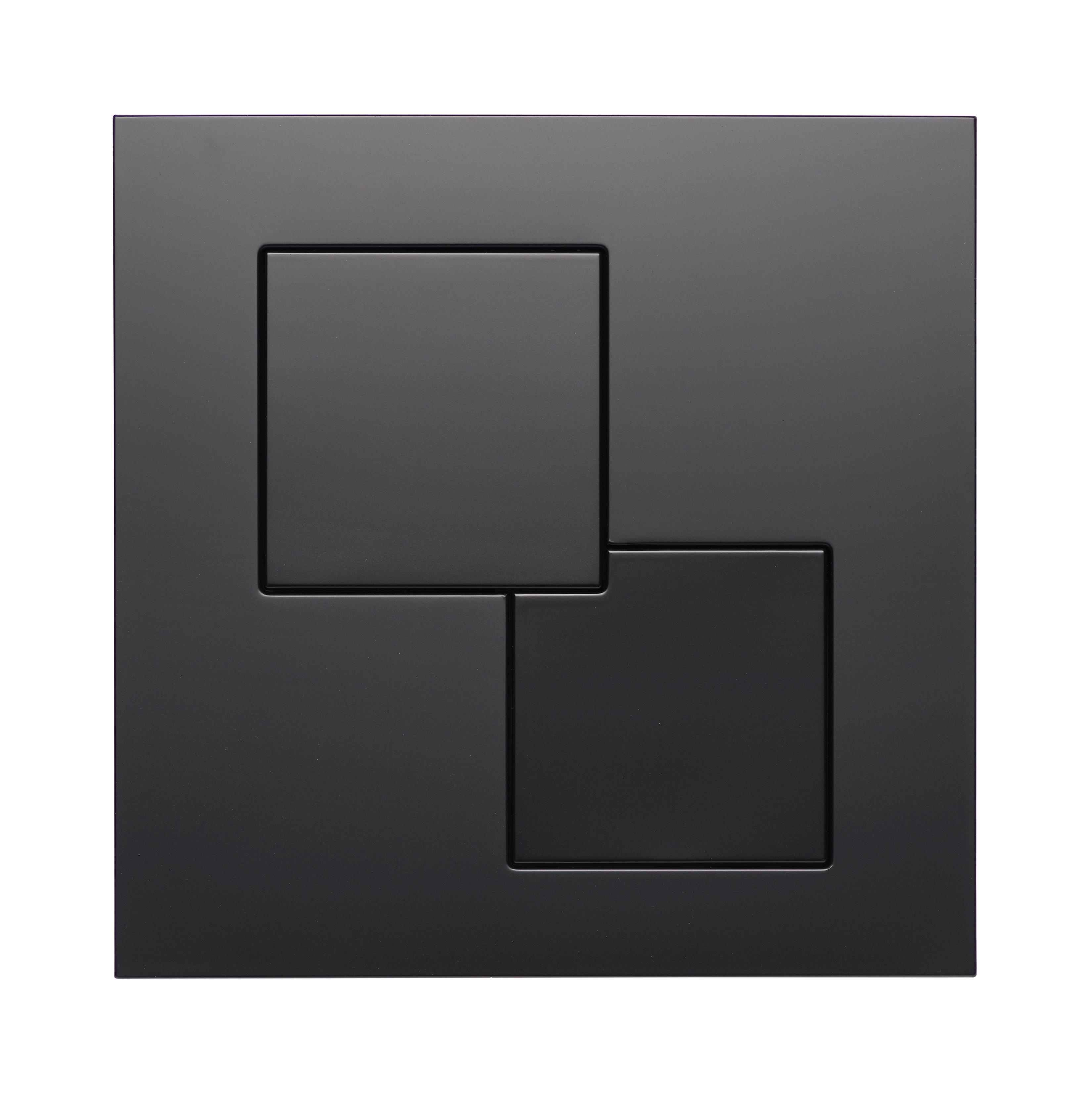 KK-POL 350/PPC/092-00-00 UNI Пластиковая панель смыва для инсталляции, цвет черный матовый