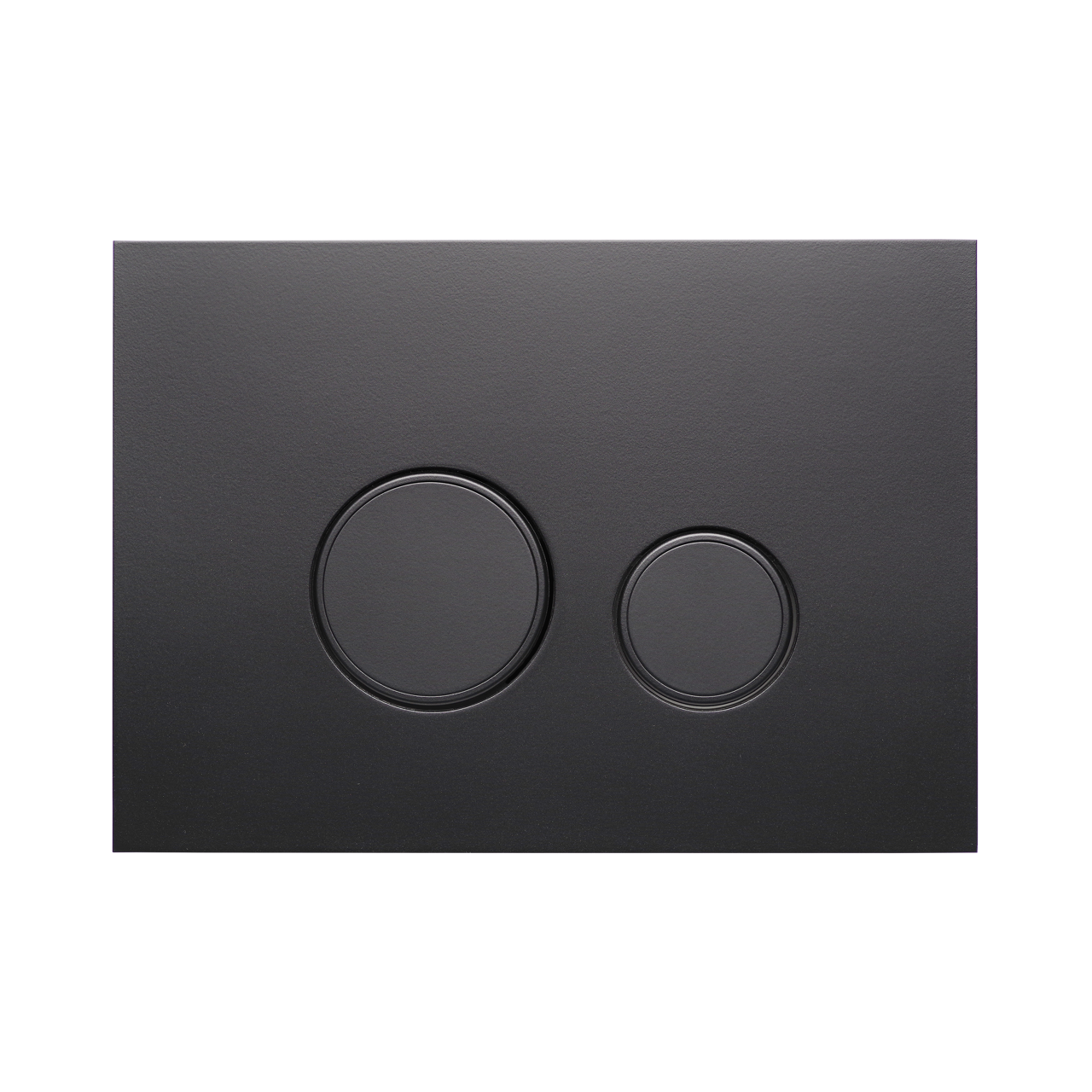 KK-POL 350/AFS/055-00-00 AQUAFIORI SFERA Металлическая панель смыва для инсталляции, цвет черный матовый