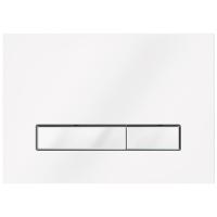 KK-POL 350/PPB/097-00-00(SPP/105/0/K) Vitrum Grande V1 Стеклянная панель смыва для инсталляции, цвет белый глянец