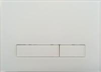 KK-POL 350/PPB/125-00-00 M16 Стеклянная панель смыва для инсталляции, цвет белый матовый